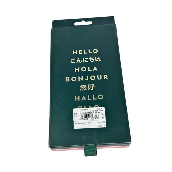 Kate Spade Women's Silicone Spade Flower Phone Case For Iphone X / XS Case - Picture 9 of 9